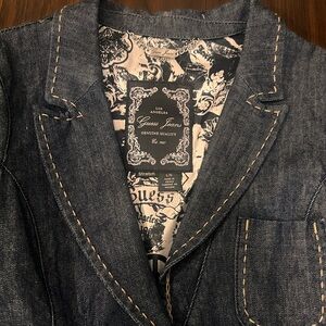 Guess Jeans Graphic Lined Blazer